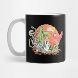 Mermaid Skeleton Mug